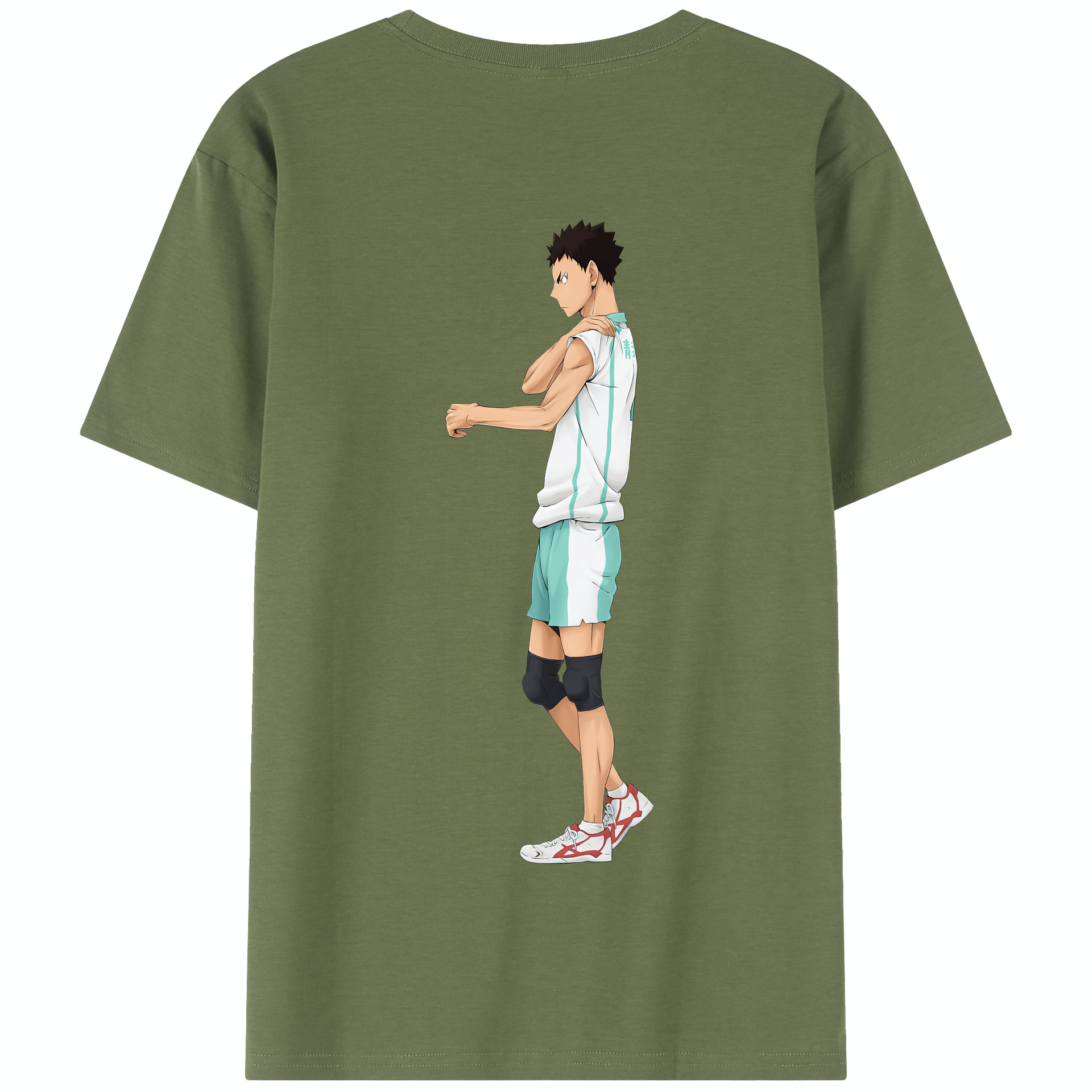 （画像用） ハイキュー!! Haikyu!! 綿100％半袖Tシャツ（背面プリント）